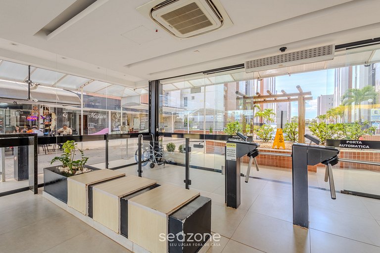 Studio com academia e coworking! PKS0205