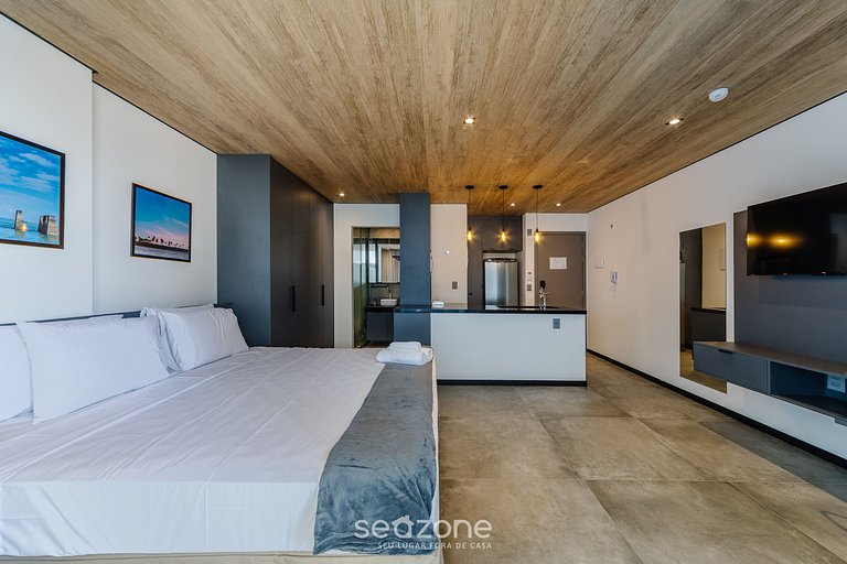 Hermoso Estudio con Vista Lateral al Mar NWT0601