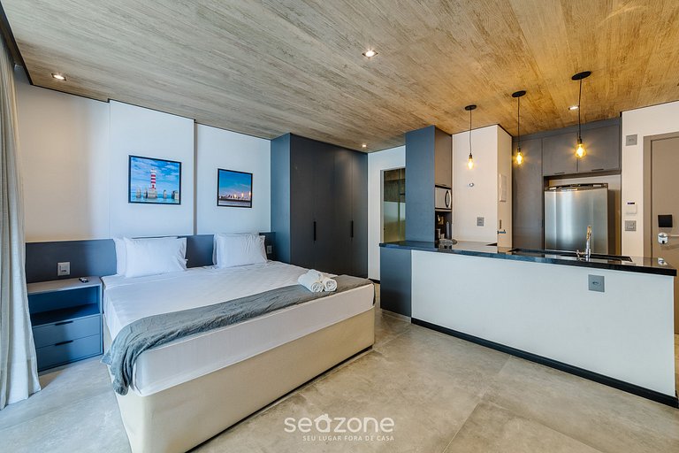 Hermoso Estudio con Vista Lateral al Mar NWT0601