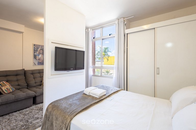 Estúdio em Prédio c/ Academia PKS0115