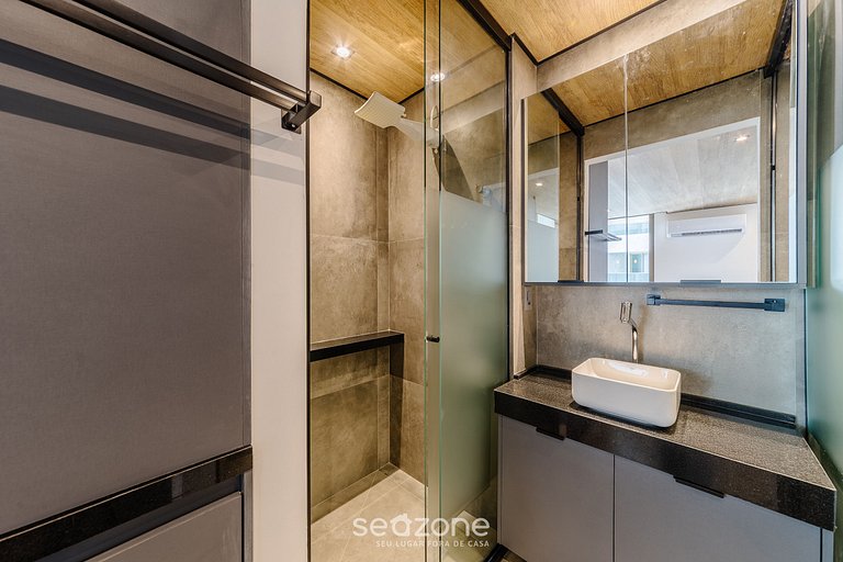 Agradable estudio c/ vista lateral mar - NWT0604