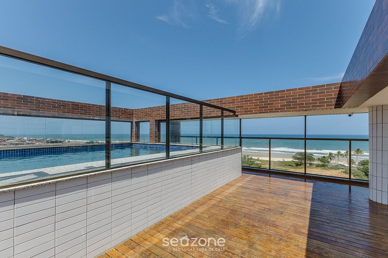 Apto com varanda e vista mar em Ilhéus - MMD0503