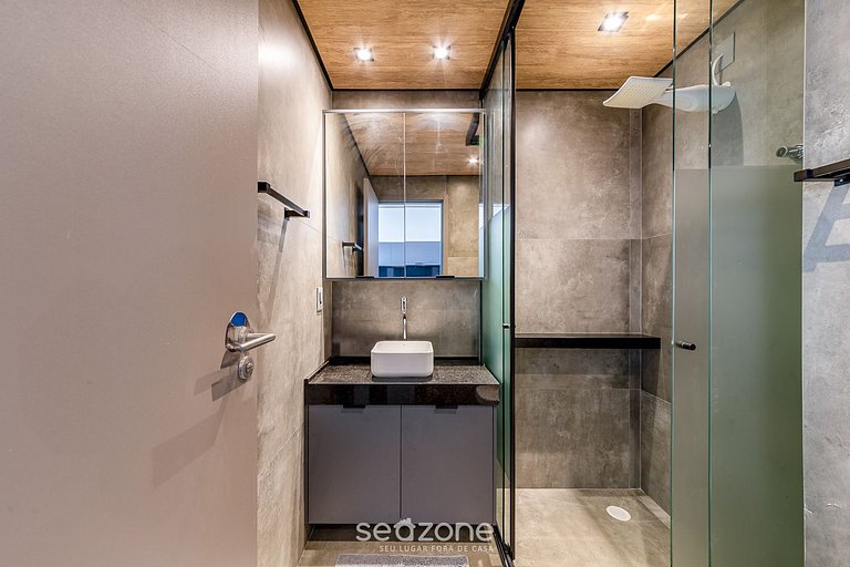 Estúdio na Orla c/ Academia e Piscina NWT0616