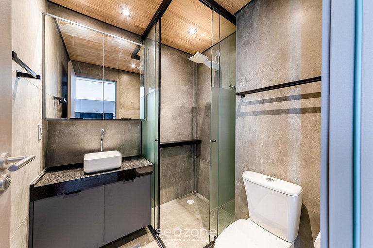 Estúdio na Orla c/ Academia e Piscina NWT0616