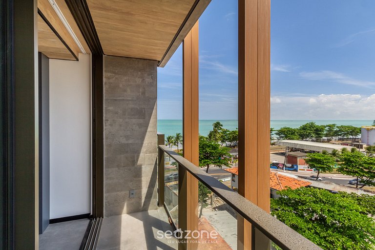 Estudio elegante c/ vista lateral mar - NWT0610