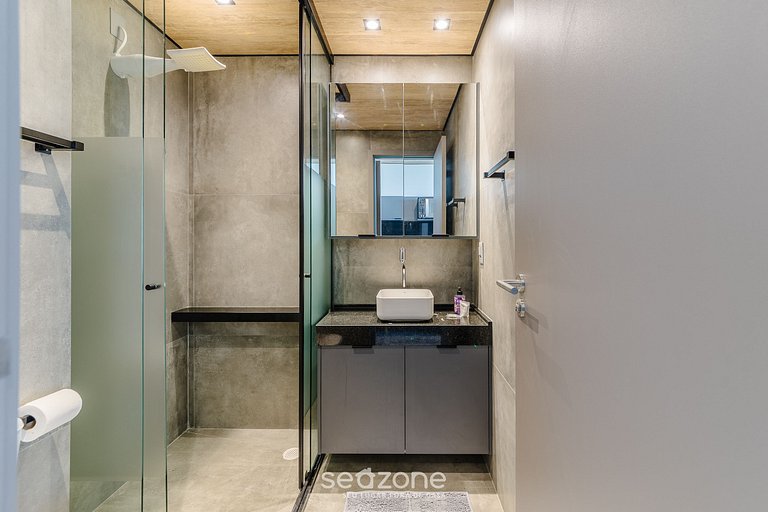 Estudio elegante c/ vista lateral mar - NWT0610