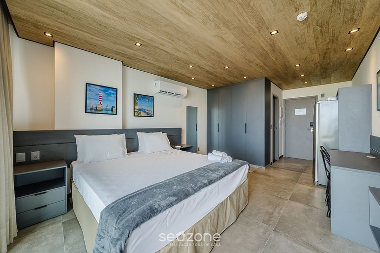 Lindo Estúdio c/ Vista Mar Lateral NWT0613