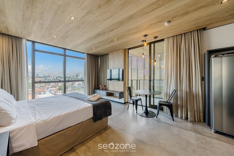 Estúdio Vista Lateral Mar e Conforto NWT0619