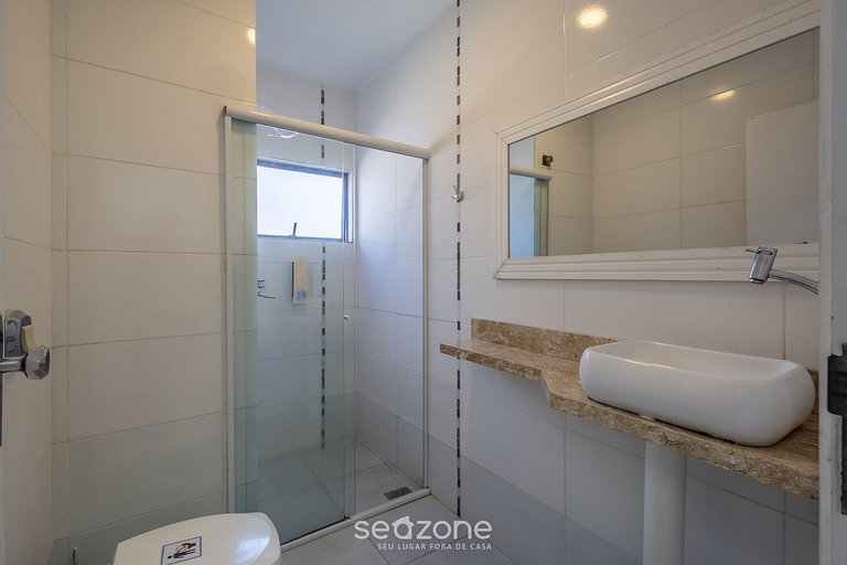 Apto confortável próximo da praia em Jurerê PSD202