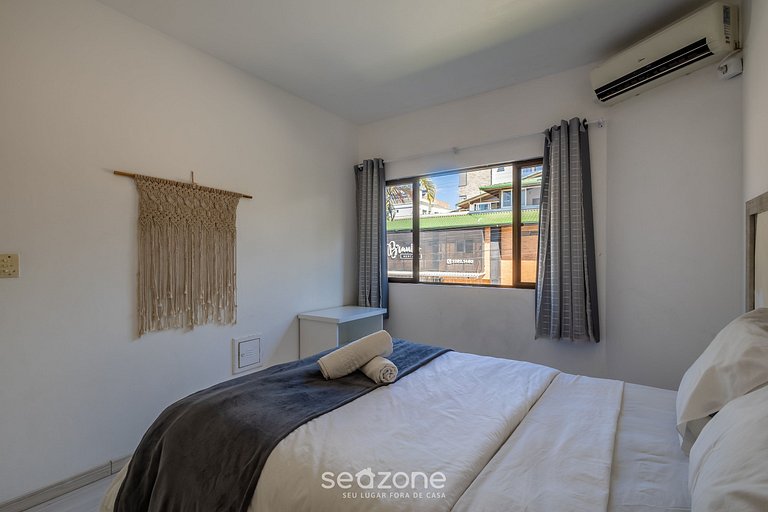 Apto confortável próximo da praia em Jurerê PSD202