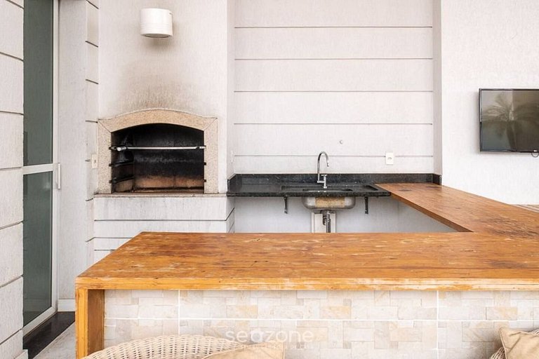 Studio em cond. c/ academia e piscina - MBCA0302