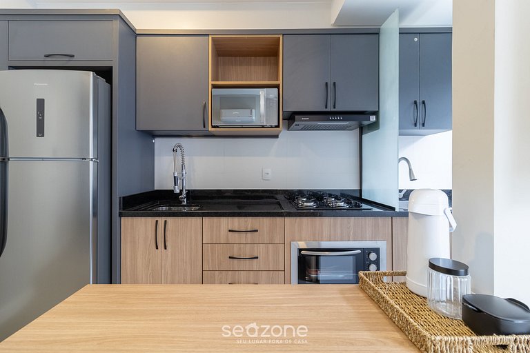 Apto c/ Churrasqueira a 800m da Praia ACB0202