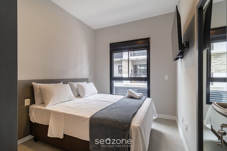 Apto c/ Churrasqueira a 800m da Praia ACB0202