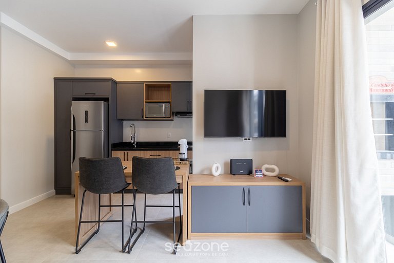 Apto c/ Churrasqueira a 800m da Praia ACB0202