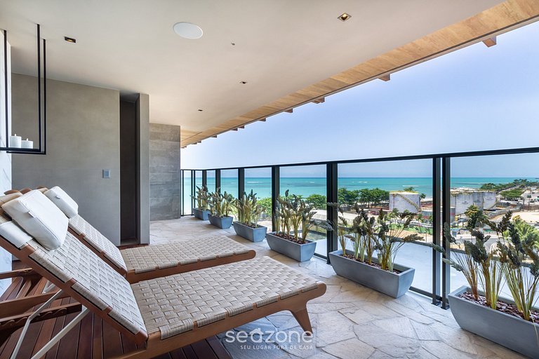 Studio Charmoso com Varanda e Vista Mar – NWT1020