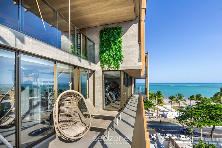 Estudio vista al mar edificio con piscina NWT0816