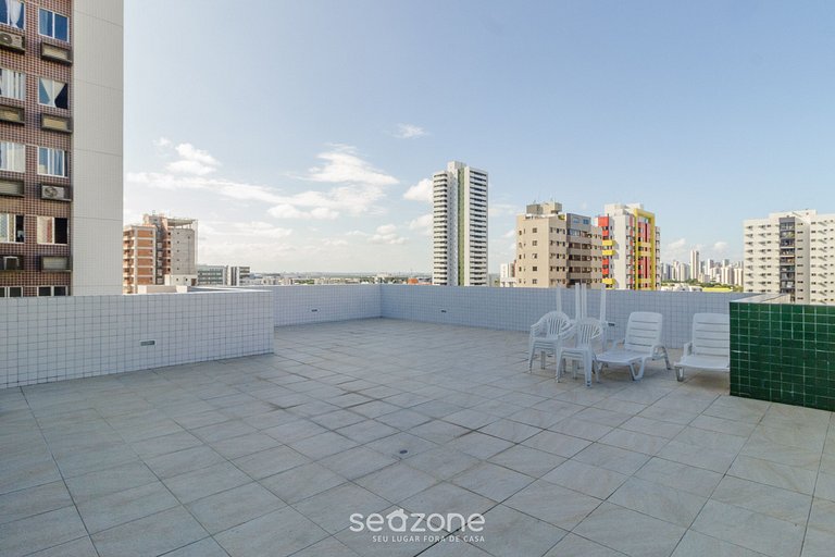 ¡Cerca del mar y de lo mejor de Recife! CAV0411