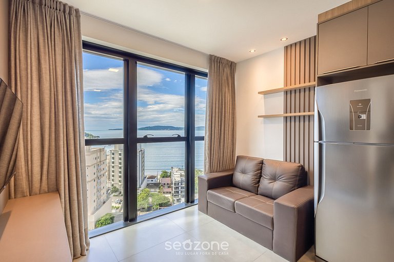 Apartamento com vista para o mar, condomínio com academia, M