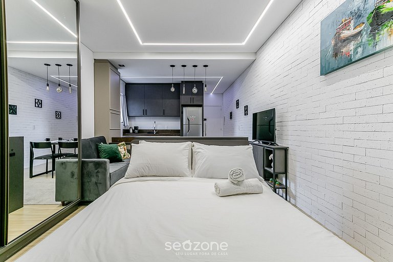 Belo studio p/ famílias em Corrego Grande SSG225