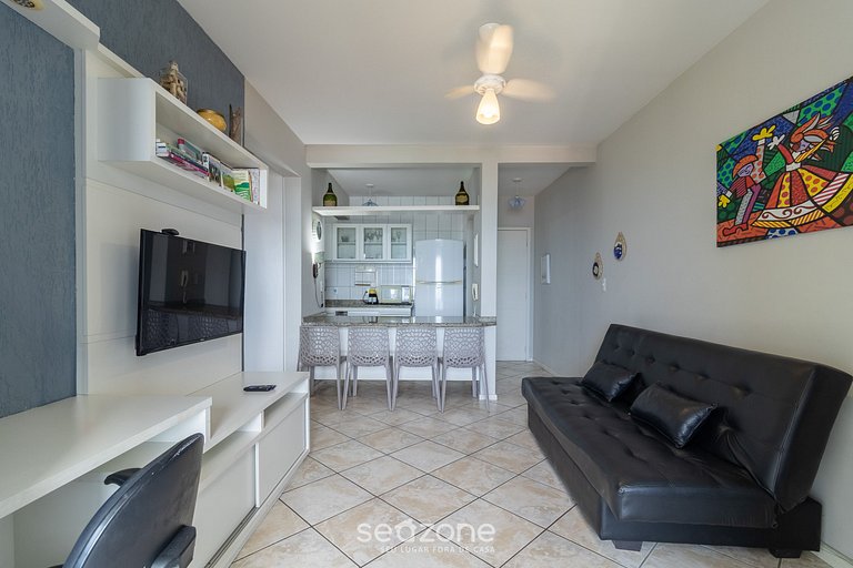 Apto Charmoso c/ Varanda e Vista Mar EDJ0410