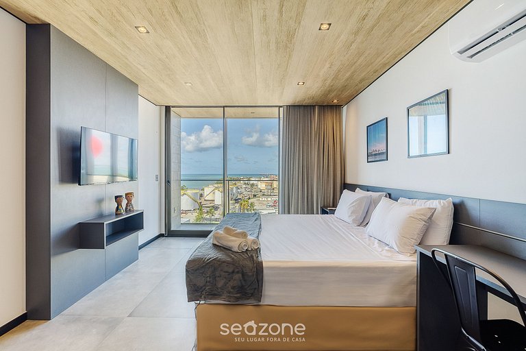 Studio vista mar da Praia de Pajuçara! NWT0914