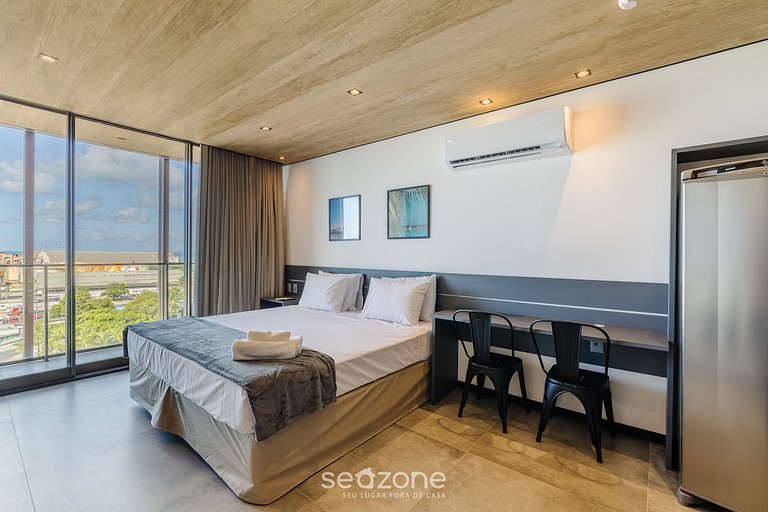 Estudio con vista al mar en Pajuçara! NWT0914