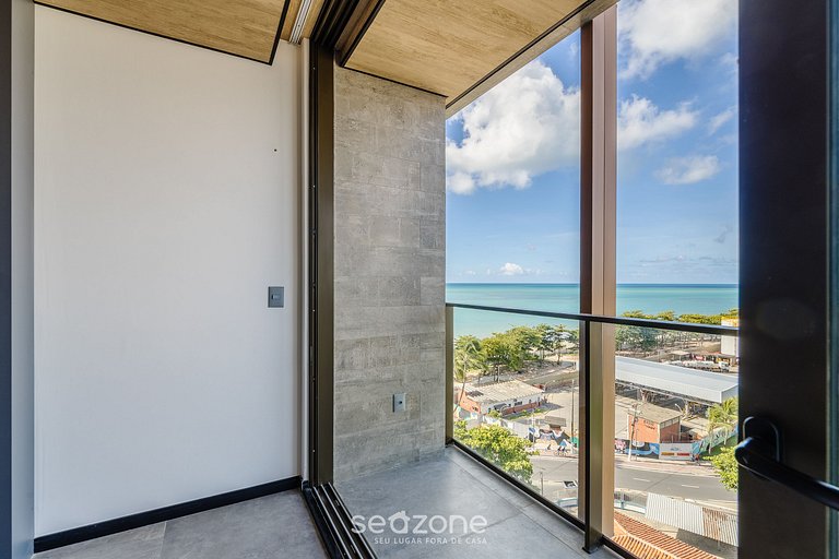 Estudio con vista al mar en Pajuçara! NWT0914