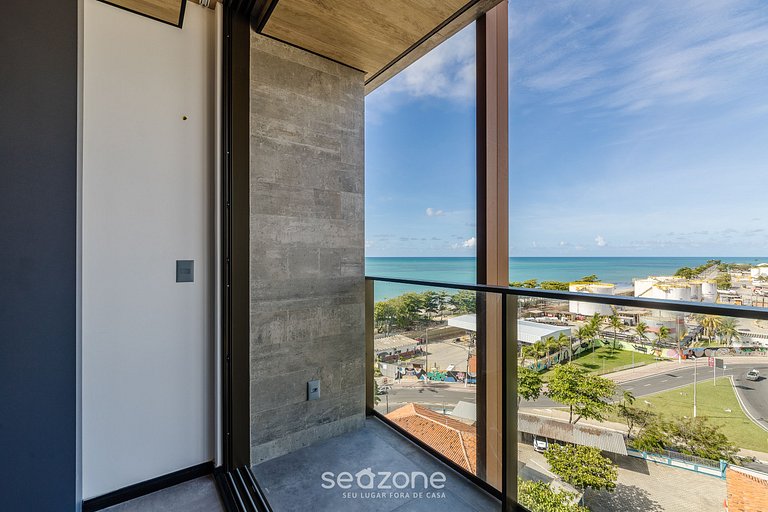 Estúdio c/ Academia e Vista Lateral Mar | NWT0918