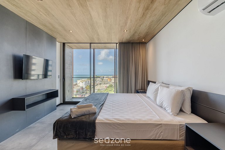 Hermoso Estudio con Vista Lateral al Mar NWT0922