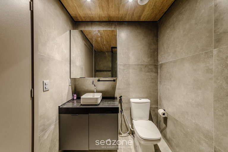 Lindo Estúdio c/ Vista Mar Lateral NWT0922