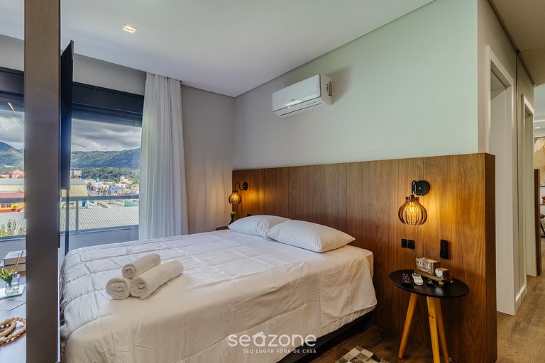 Studio com varanda e vista em Urubici – CZZ0402