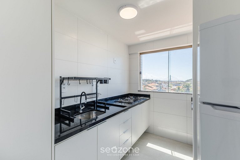 Apto con balcón y vista al mar en Ilhéus - MMD0503