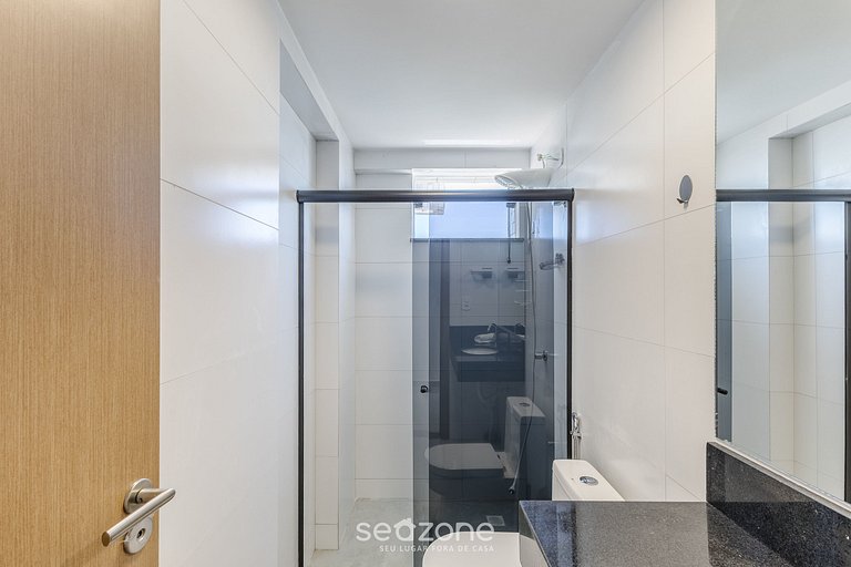 Apto con balcón y vista al mar en Ilhéus - MMD0503