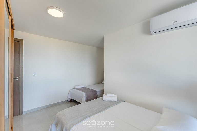 Apto con balcón y vista al mar en Ilhéus - MMD0503