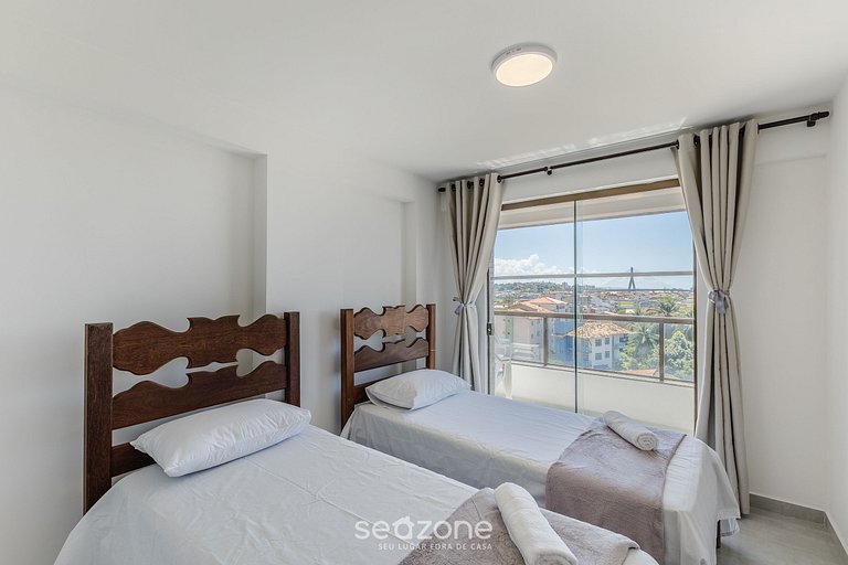 Apto con balcón y vista al mar en Ilhéus - MMD0503