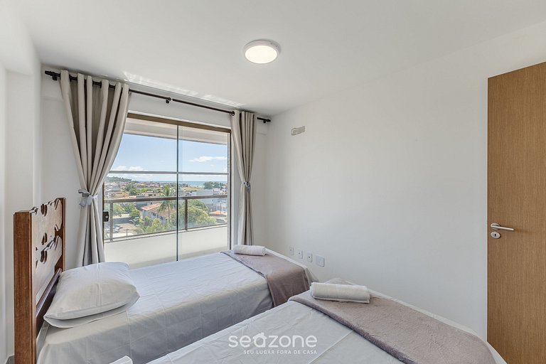 Apto con balcón y vista al mar en Ilhéus - MMD0503