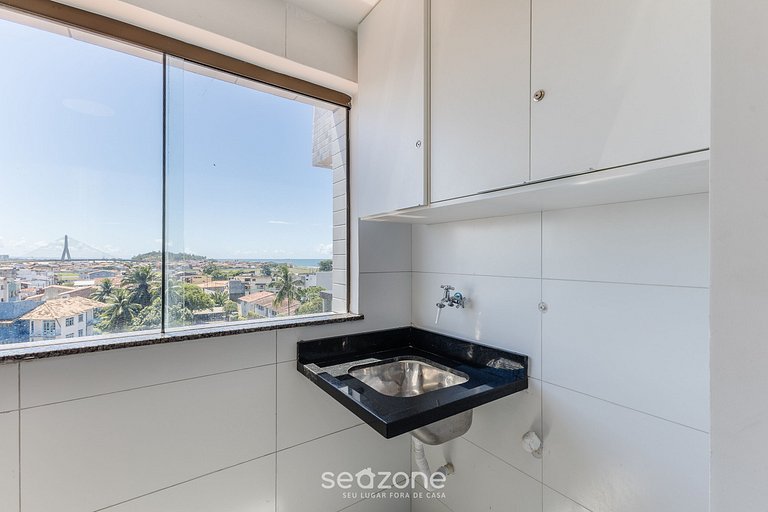 Apto con balcón y vista al mar en Ilhéus - MMD0503