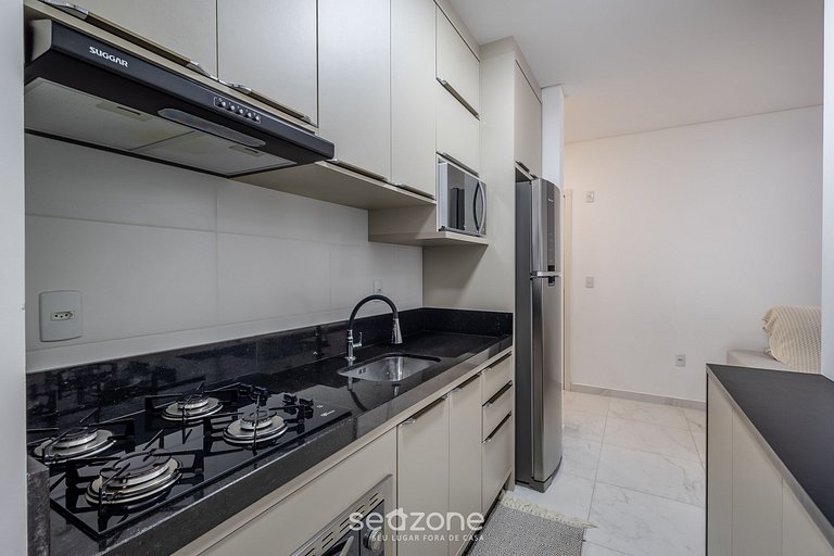 Apto 2Q c/ Churrasqueira prox a Praia CBA0902