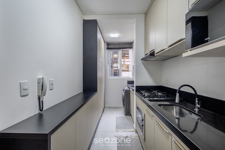 Apto 2Q c/ Churrasqueira 800m da Praia CBA0902