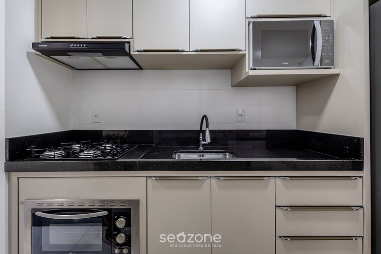 Apto 2Q c/ Churrasqueira prox a Praia CBA0902