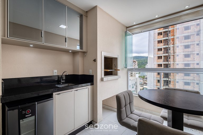 Apto 2Q c/ Churrasqueira prox a Praia CBA0902