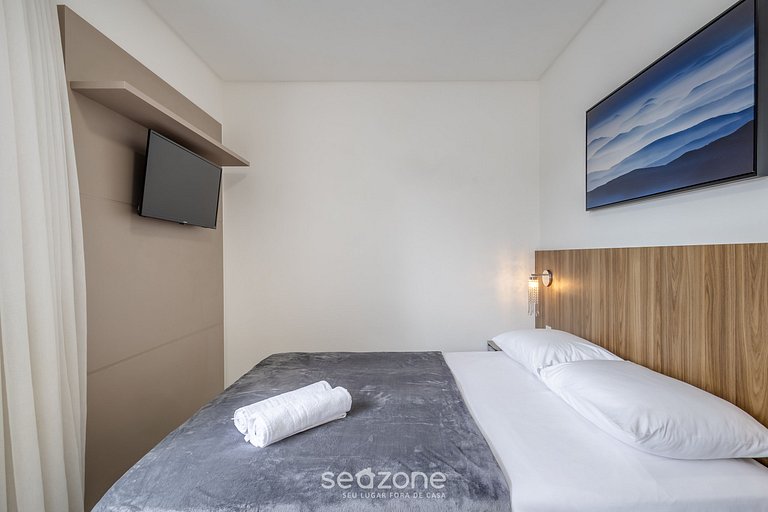 Apto 2Q c/ Churrasqueira 800m da Praia CBA0902