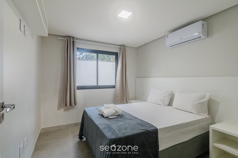 Apto en Condo c/ Piscina 700m de la Playa NVM0010