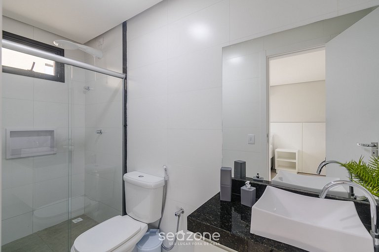 Apto en Condo c/ Piscina 700m de la Playa NVM0010