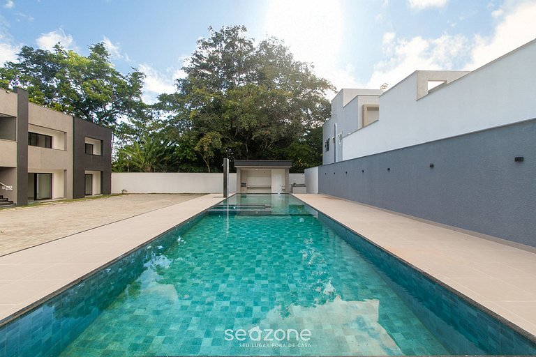 Apartamentos com Piscina a 700m da Praia de Taperapuan NVM