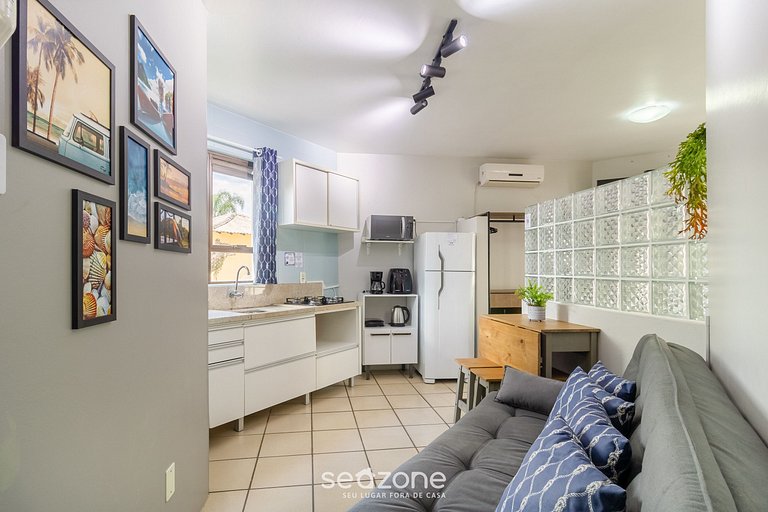 Aconchegante apto a menos de 2 min da praia GDI268