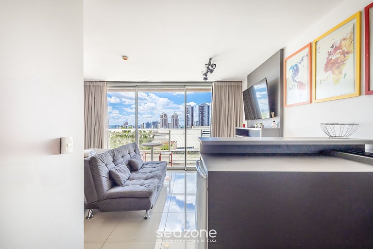 Estudio moderno con vista a la piscina | DPAC0116