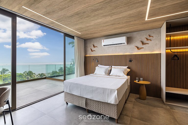 ¡Hospédate con vista panorámica al mar! NWTA0609