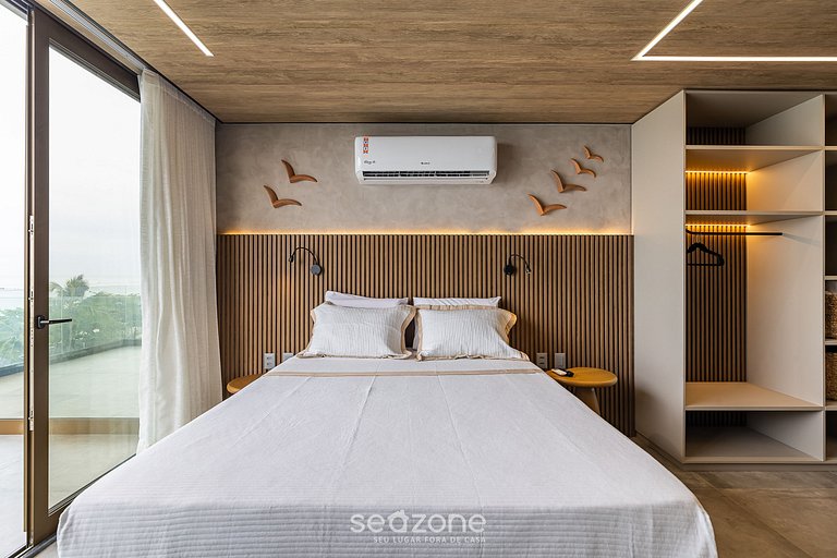 ¡Hospédate con vista panorámica al mar! NWTA0609