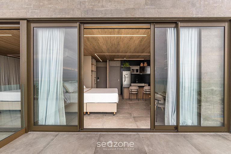 Hospede-se c/ vista panorâmica do mar! NWTA0609